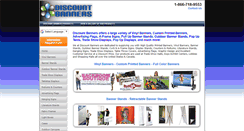 Desktop Screenshot of discountbanners.com